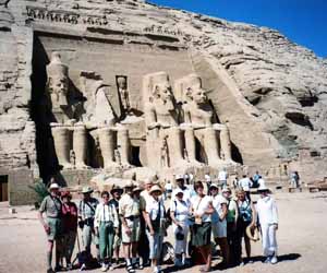 On tour in Egypt